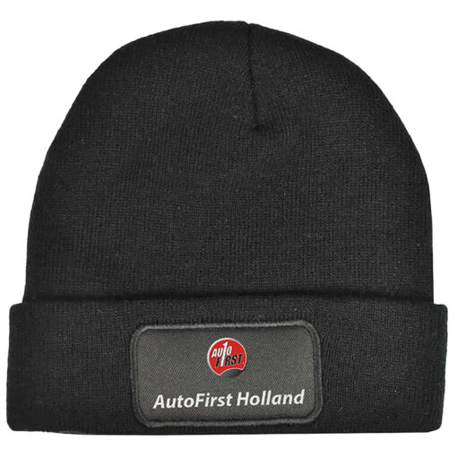 Gebreide Muts met label