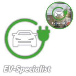 AutoFirst EV-Specialist raamsticker