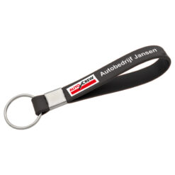 Siliconen sleutelhanger met 25mm splitring