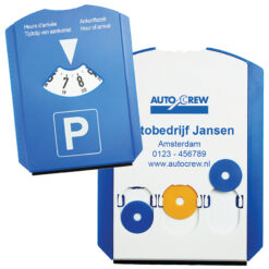 Parkeerschijf/Ijskrabber met munten