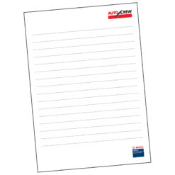 AutoCrew notitieblok A6