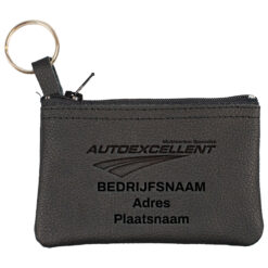 Lederen sleuteltasje