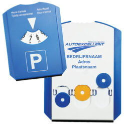 Parkeerschijf/Ijskrabber met munten