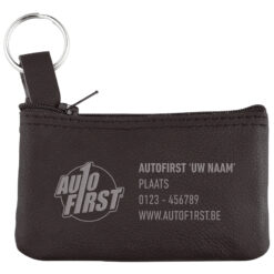 Lederen sleuteltasje