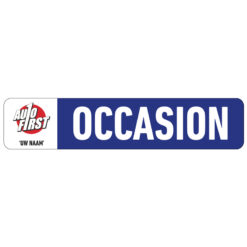 Kunststof reclame kentekenplaat