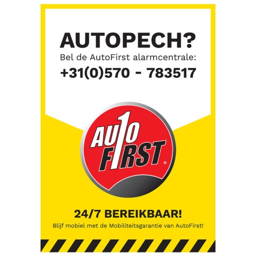 AutoFirst raamsticker Mobiliteitsservice