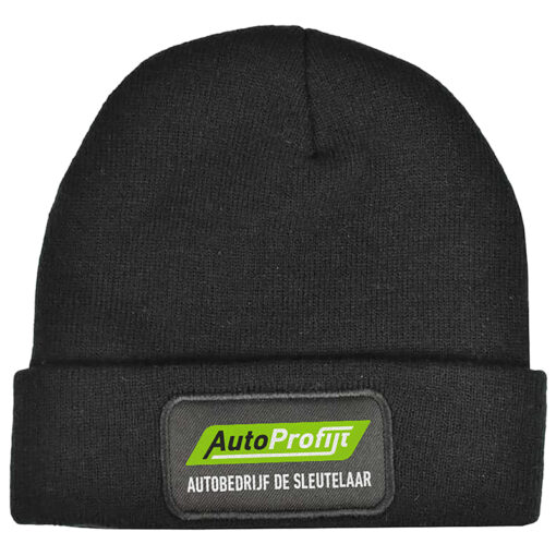 Gebreide Muts met label