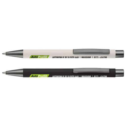 Balpen metaal New York rubberised