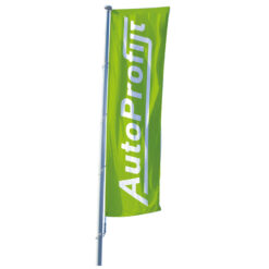 Multifunct. banier/spandoek AutoProfijt, afm. 300 x 100cm.
