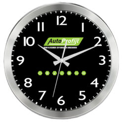 AutoProfijt wandklok RVS