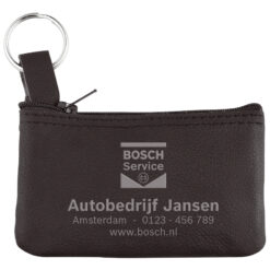 Lederen sleuteltasje