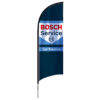 Bosch beachvlag, afm. 206 x 63cm