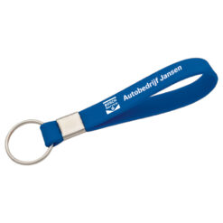 Siliconen sleutelhanger met 25mm splitring