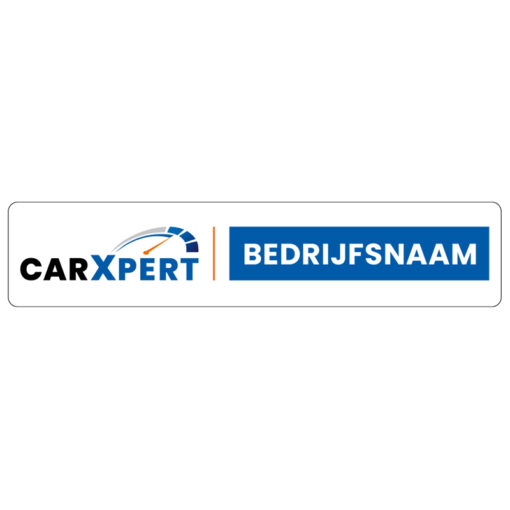 Kunststof reclame kentekenplaat