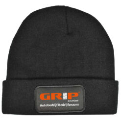 Gebreide Muts met label