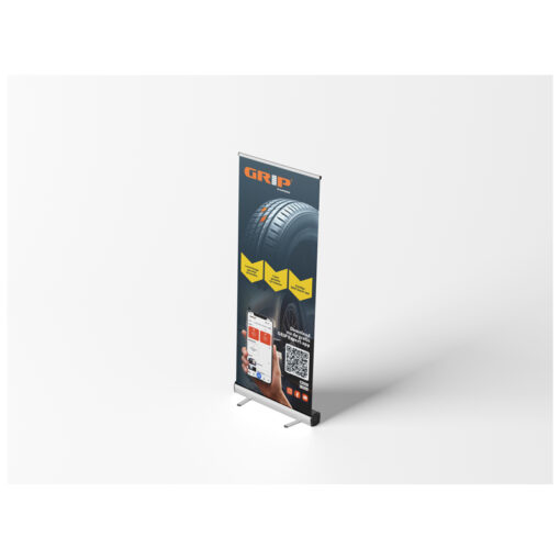 GRIP roll-up banner