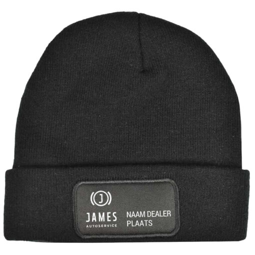 Gebreide Muts met label
