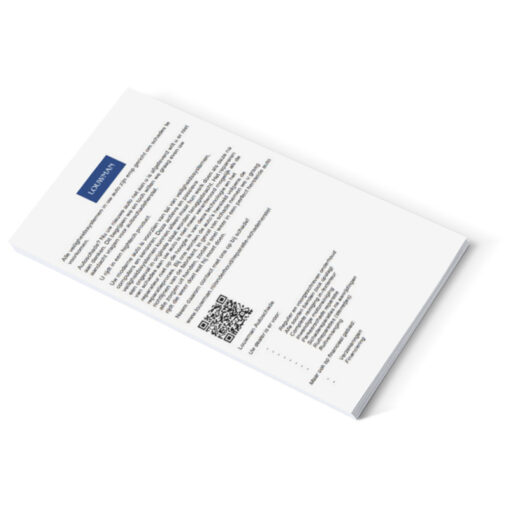 Leaflet schadeformulier, VPE 500 st.