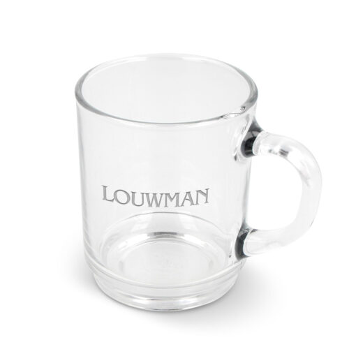 Theeglas inclusief Louwman logo