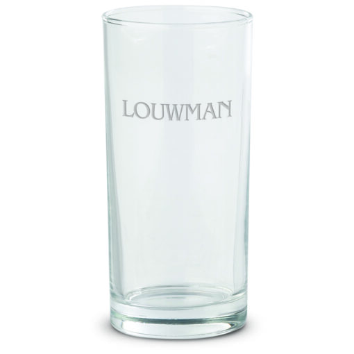 Longdrinkglas 270 ML inclusief Louwman logo