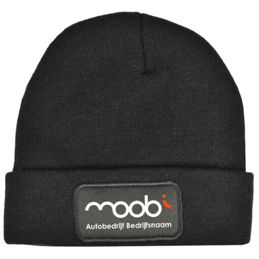Gebreide Muts met label