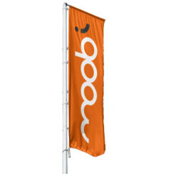 Moobi banier met tunnelhouder, afm. 300x100cm