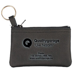 Lederen sleuteltasje