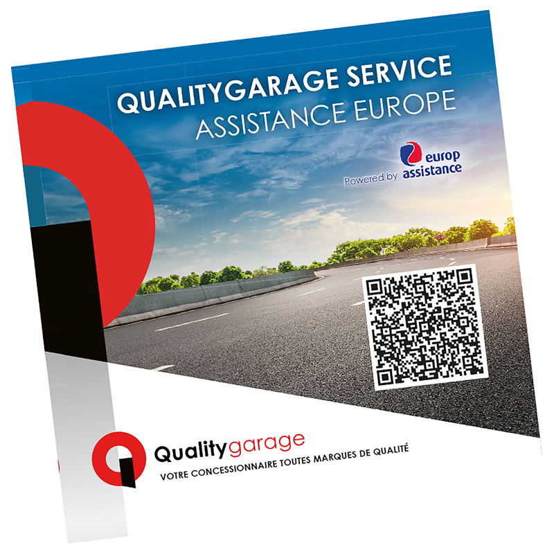 Qualitygarage sticker 98 x 98 mm - FR