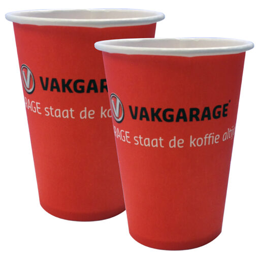 Vakgarage kartonnen koffiebekers