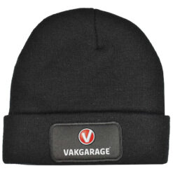 Gebreide muts met Vakgarage logo