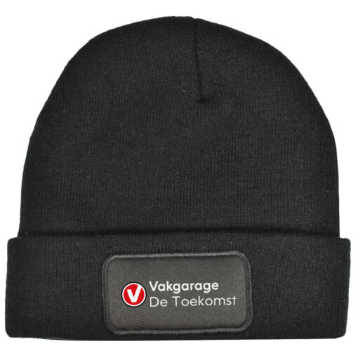 Gebreide Muts met label