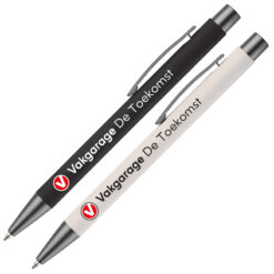 Balpen metaal New York rubberised