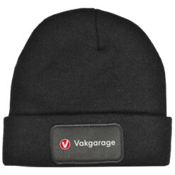 Gebreide muts met Vakgarage logo