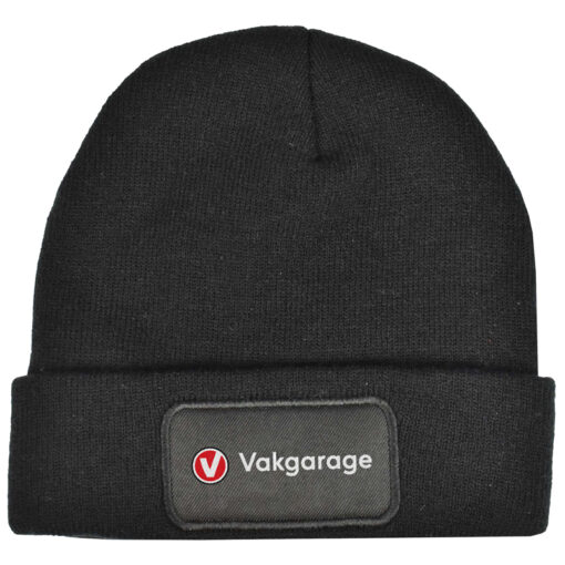 Gebreide muts met Vakgarage logo